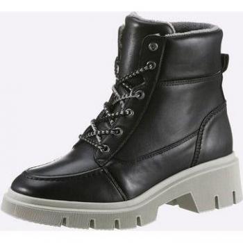 Bottines en cuir noir Helline 41