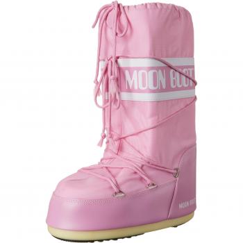 MoonBoot Womens Pink 9 US Winter Snow Slip‑On