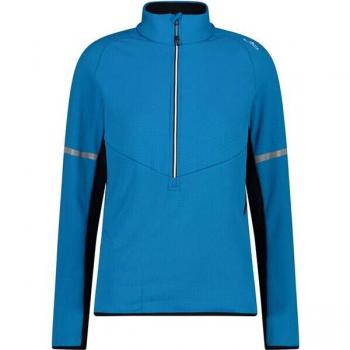Turquoise Half‑Zip Pullover for Women – Size L
