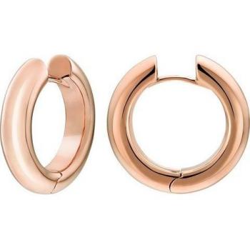 CHRIST Roségold Creolen 585er für Frauen