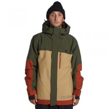 Chaqueta Deportiva DC Shoes Defiant, Verde Anaranjado Oscuro, M