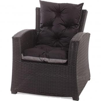 Coussins de chaise en résine tressée