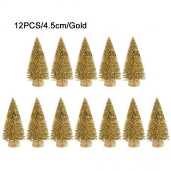 12-Piece Small Christmas Tree Decoration
