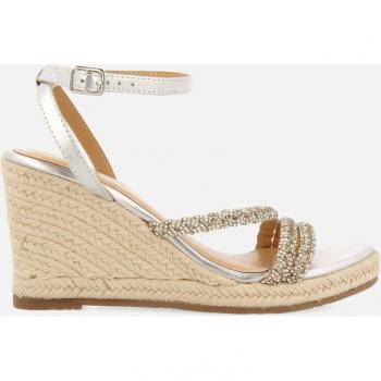 Gioseppo Menfi Silberne Keil-Sandalen