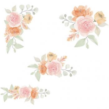Artistic Flower Leaves Wall Decor