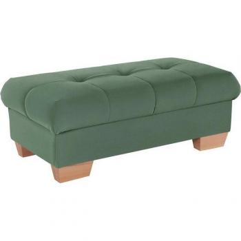 Mint‑Comfort Hocker Nikita – INOSIGN, 140 kg Belastung, AquaClean Stoff, optional mit Kaltschaum