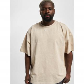 Tee à manches courtes Karl Kani Small Signature en jersey épais, coupe boxy, taupe L