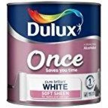 Dulux Pure Brilliant White Soft Sheen Paint – 2.5 L