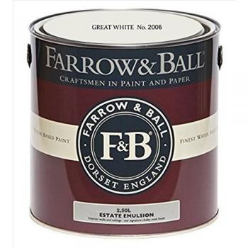 Farrow & Ball Great White Estate Emulsion 2.5L