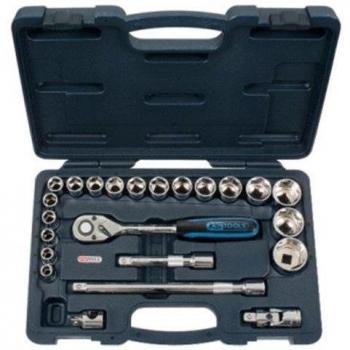 Conjunto de Llaves Vaso ½” ChromePlus 23 Unid