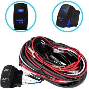 Sistema Antiniebla con Interruptor LED y Relé 12V/40A para Carro