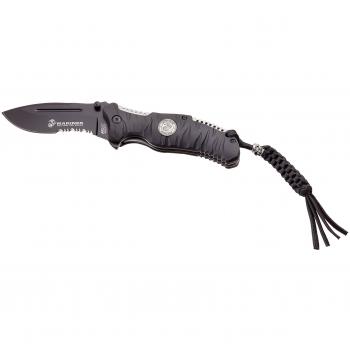 Herrenmesser USMC Reaper – Schwarz, 9 cm, einheitliche Größe
