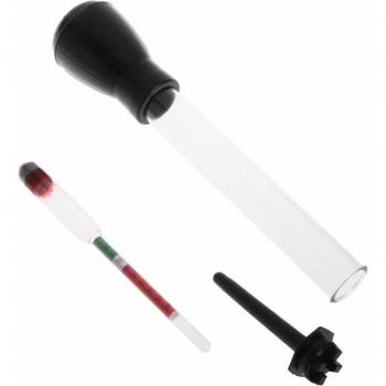 Blei Überflutet Batterie Hydrometer Tester 1,1-1,3 mit Farbzone Schwarz