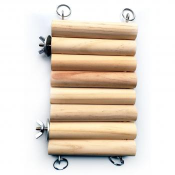 Cage en bois pour animaux avec accessoires