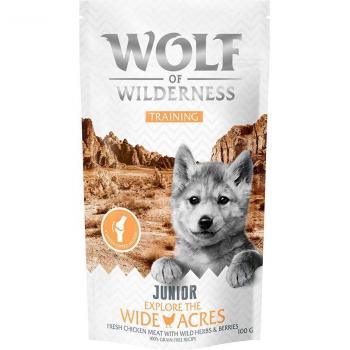 Wolf of Wilderness Entrenamiento 2 x 100 g snacks: ¡15 % de descuento!