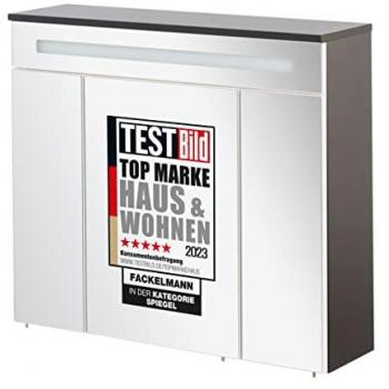 FACKELMANN Badezimmerspiegelschrank KARA 80 cm