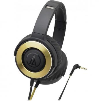 Casque audio Basse Solide Audio Technica ATH-WS550 Noir Or