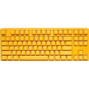 One 3 TKL Ducky Tastiera da Gioco Gialla con LED RGB