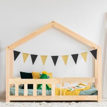 Cama de Madera RMP Mila para Niños, Tamaño 90x200 cm