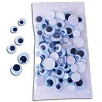 KidVision Glance Kit – 100 Smart Craft Eyes, 7-15mm Variety