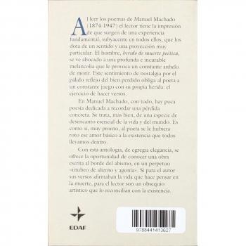 Antología poética de Manuel Machado (Tapa blanda).