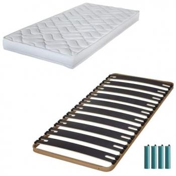 Pack Matelas et Sommier Métal C310 90x190 Melissa