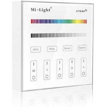 Telecomando Touch Parete LED RF 4 Zone Dimmer RGB/RGBW B3