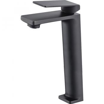 Imex Fiyi Grifo Haut Noir Mat pour Salle de Bain