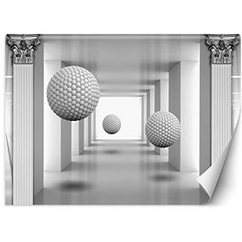 Papier Peint Murale “Éclats de Boules dans le Tunnel” – 300×210 mm