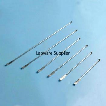 Paire de cuillères micro inox spatule/cuillère – 10 unités