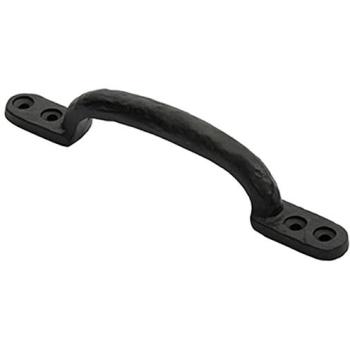 Forged Iron Loops Handle – Black Antique, 152 × 18 mm Hotbed Design