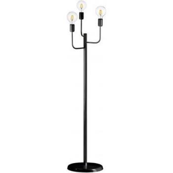 Netlighting Mantis 3 Light Multi Arm Floor Lamp, Black