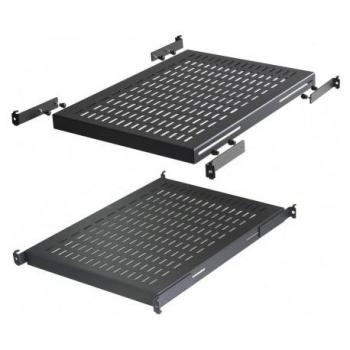 Ripiano Adattabile per Server Rack 19'' 1U Nero