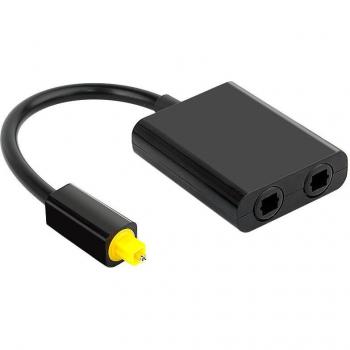 SPDIF Toslink Splitter 1 Input 2 Outputs