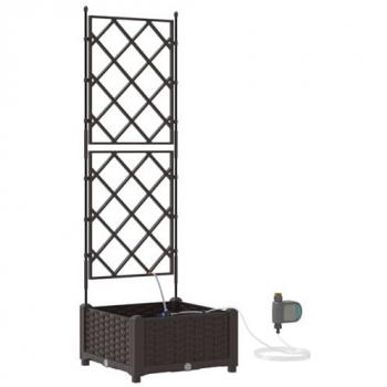 Jardinière autonome Brown de la gamme Vidaxl – système d’arrosage