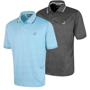 Under Par Men's Two‑Pack Sun‑Safe Stretch Polo – Charcoal, 2XL