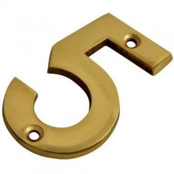 Forge 75mm Numeral 5 (Brass)