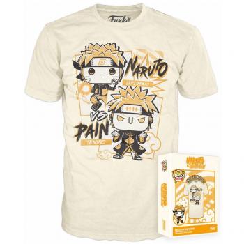 Camiseta Naruto Vs Pain Boxeada XL