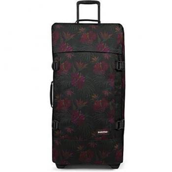 Valise Élégante Noire Fleur Rotative