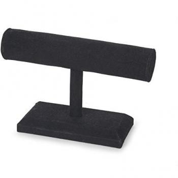 Darice Earring Display Stand for One Set, 7.25x6, Black Velvet Fabric