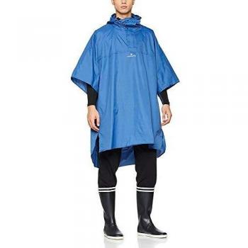 L‑XL Ferrino Hiker Blue Poncho – Men's Waterproof Coat