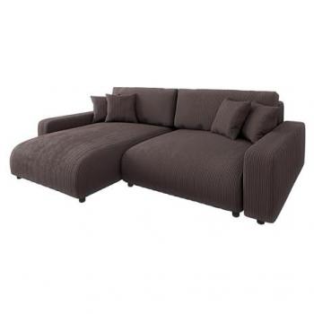 S-Style Möbel Ecksofa Emma mit Ottomane links oder rechts