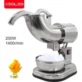 XEOLEO 200W Commercial Slushy Maker – 140 R/min Heavy‑Duty Stainless Steel Ice Cutter