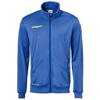 ScoreTrack Youth Zip Sweater – Azure/Lime (13‑14)