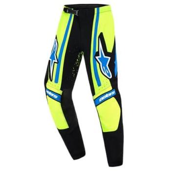 Alpinestars Pantaloni Supertech Nomur Junior Dark Navy, Giallo Fluo e Ucla Blue 2026 – Taglia 24