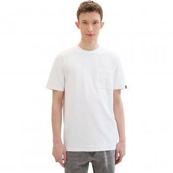 Tom Tailor Denim Herren T-Shirt mit Brusttasche