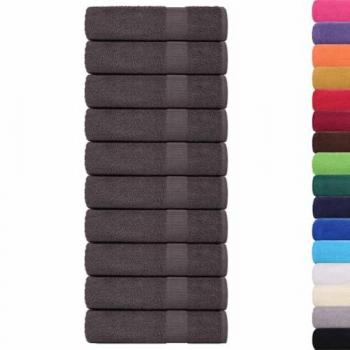 Lot Serviettes de Douche 50 pièces Vidaxl – 70x140 cm en Coton Pur