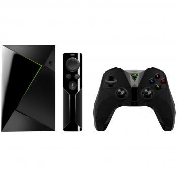 NVIDIA Shield Android TV Box with Remote and Gamepad, Black