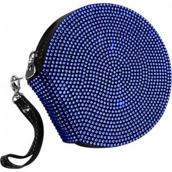Practical Round Car Accessories DVD Box with Zipper