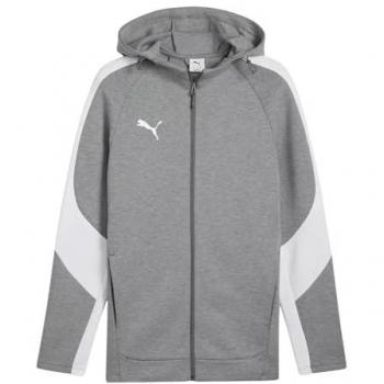 Felpa Sportiva Puma Uomo Grigio/Bianco XL
